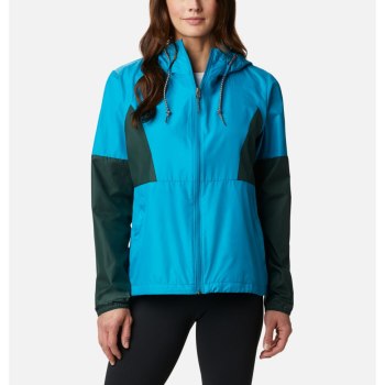 Columbia Side Hill Windbreaker, Chamarras Azules Para Mujer | 091743-QNI